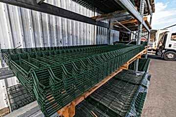 Pvc Kaplı Panel Çit  &nbsp;